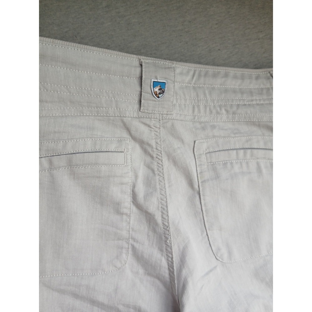 Kuhl Pants Womens 6 Cabo Outdoor Hiking Wicking Travel Stretch Linen Blend - Picture 12 of 12